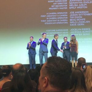 Isabella Kai Instagram - Last night was magical. Words cannot describe what I was feeling. I was surrounded by the people I truly love and admire and am honored to be standing on the stage with them. Thank you Mr. Mike, Mr. Ryan, Mr. Teddy, Mr. Kevin, Mr. Brad, Mr. Matt and Ms. Gabriela for giving me this opportunity to play Molly. And thank you Dakota and Jason for guiding me as you always do. Missing Casey and Violet but they were there in our hearts. So proud of this film and everything it stands for. ❤️#ourfriend #tiff19
