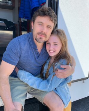 Isabella Kai Instagram - Feeling pretty lucky to have had this guy by my side. My teacher, my scene partner, my confidant, and most importantly my friend. We had a lot of challenging days together but he was always there for me every step of the way. Truly the best of the best. Love you Casey ❤️ #ourfriend