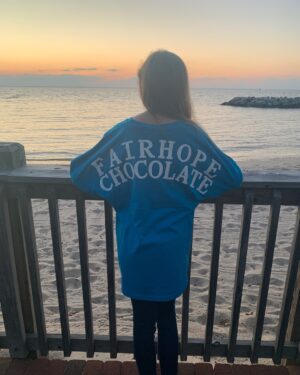 Isabella Kai Instagram - We’ve loved visiting our favorite local chocolate shop every week! Thank you @fairhopechocolate for being so sweet to all of us! 🍫❤️