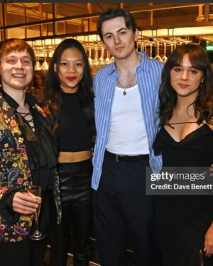 Isabella Pappas Instagram - Thank you to the @criticscircletheatreawards for allowing me to help present the award for Best Actor to the phenomenal Andrew Scott and for all the recognition of @stonstage ♥️ I feel very grateful