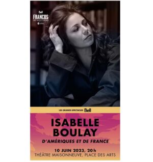 Isabelle Boulay Instagram - Une si belle invitation des @francosmtl ne se refuse pas! 
Je vous espère le 10 juin prochain au théâtre Maisonneuve pour venir célébrer avec nous votre amour de la musique et des chansons !