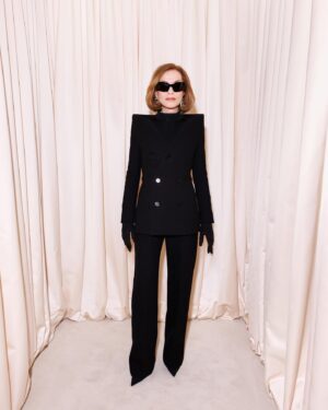 Isabelle Huppert Instagram - @Balenciaga 53rd Couture
