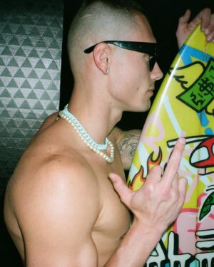 Isaiah Campbell Instagram - Shoulda been born in the 90’s #polaroid #90saesthetic 

@alecmonopoly X @nobumiamibeach X @swimjohn X @felixangel__ 

@rocky_patels 📸