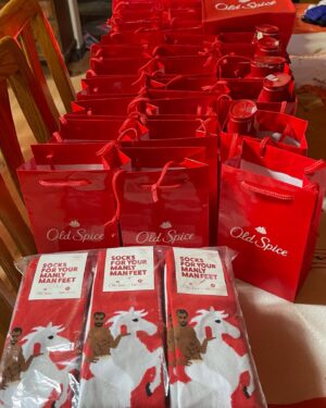 Isaiah Mustafa Instagram - It’s gifting time! 
#oldspice #socks