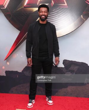 Isaiah Mustafa Instagram - Last night was amazing! The Flash is outstanding. Everything you could ever want in a comic book movie and even some things you didn’t know you needed but did ⚡️⚡️⚡️Huge CONGRATS to my friends and family @andy_muschietti and @barbaramus on creating such an amazing gift for comic book fans. Love you both immensely!!! 🥰🙏🏾 
#theflash 
📸 - Christopher Polk