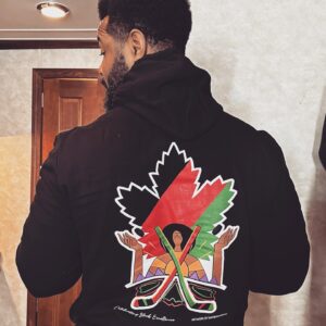 Isaiah Mustafa Instagram - Ok, I see you @mapleleafs with the Black History Month hoodie with artwork by @blackpowerbarbie. Thank you for celebrating black players like former Leafs defenseman Val James (first African-American in the NHL) this past Friday. Shout out to @mark.fraser.2  for all the diversity and inclusion work you do with the Leafs and @nhl 

Any other @nhl teams with Black History Month gear feel free to send them my way 🙏🏾 

#GKG