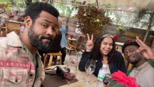 Isaiah Mustafa Instagram - Wine tasting with my freshly 21 year old… 🤦🏾‍♂️🤣 
Happy 21st Haley!!!! Love you always ❤️❤️❤️ 
#carharttfamilywines #shes21bitches