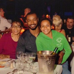 Isaiah Mustafa Instagram - Peace and love to all the moms out there but especially to mynz!! I love you, ma! Thank you all that is. #happymothersday❤️