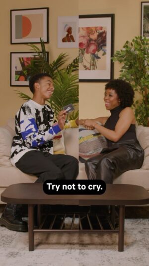Isaiah Russell-Bailey Instagram - HAPPY MOTHER’S DAY 🖤

Today we’re honoring ALLL the boy moms, girl moms, step-moms, grandmas, and everyone in between! 🙌🏾 As a mother, watching your children grow up and become incredible human beings is one of the greatest blessings 🥹🖤

P.S. Not @isaiahrussellbailey telling @bperryrussell “try not to cry” then *immediately* followed by all of us out here crying 😫😭🤧 #CouchConversations #CCfor2 #MothersDay 

For the full episode of #CouchConversationsForTwo ✨Mom Edition✨ head to our Youtube channel… link in bio 🫶🏾