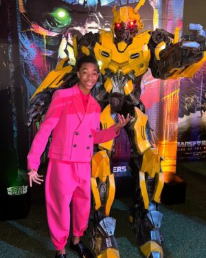 Isaiah Russell-Bailey Instagram - @transformersmovie x Young Hollywood Event

#YoungHollywood #TransformersRiseOfTheBeast