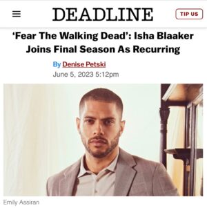Isha Blaaker Instagram - Boom! June 18th Episodes 6, 10, 11 and 12

@feartwd #AnotherOne
