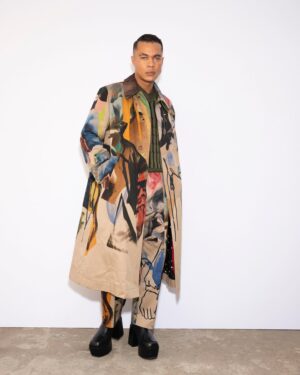 Ismael Cruz Cordova Instagram - Paul Smith SS24 , Paris. Thanks @paulsmithdesign team for having me. This collection is 🤌🏾🔥

#PFW #parisfashionweek @paulsmith