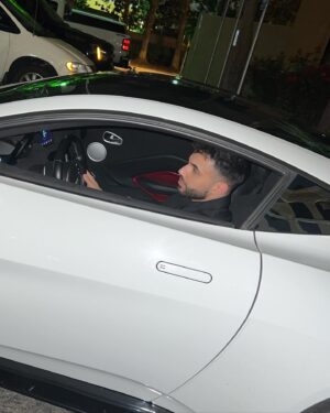 Ismail Taher Instagram - Aston Martin Music. Shoutout to @cardezvous for making sure I roll around LA right