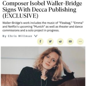 Isobel Waller-Bridge Instagram - @deccapublishing ✨🖤