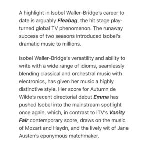 Isobel Waller-Bridge Instagram - Over the moon :) thank you @mercurykx 🖤 I can’t wait to start this journey 🌱