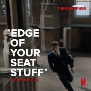 Isobel Waller-Bridge Instagram - #MunichTheEdgeofWar is out on @netflixfilm today! The soundtrack is also out today via @milanrecords in all the usual places 🎶🎧

I feel so grateful to be a part of this fantastic film ❤️

Directed by @christianschwochow 
Adapted by @benpower 
Produced by Andrew Eaton