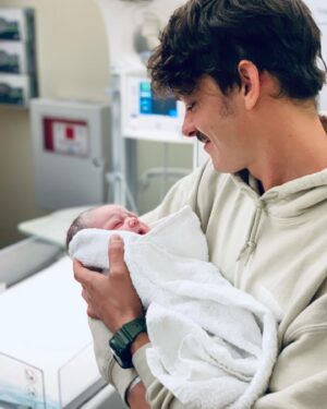 Israel Broussard Instagram - happiest day of our life. flowers have bloomed.