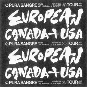 Israel Fernández Instagram - Muy contento con identidad gráfica para el tour europeo y americano de #PuraSangre.

Diseño: @enric.pe 
Dirección creativa: @ismaelxtwo y @rufo__________ 
Fotos: @rufo__________