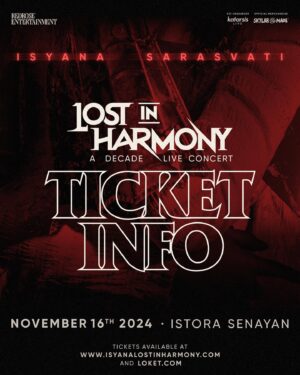 Isyana Sarasvati Instagram - #LOSTINHARMONY Early Bird ticket info is confirmed!✨

Tickets go on sale TODAY at 7 PM on www.isyanalostinharmony.com and @loketcom. Reserve yours today for this limited spot. Don’t forget to set your alarms!

#ISYANALOSTINHARMONY #ISYANA1DEKADE
#IsyanaSarasvati
