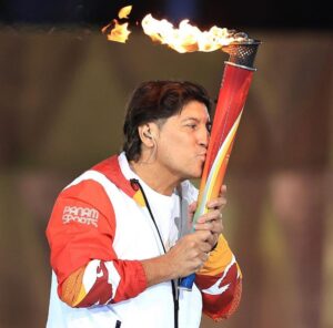Iván Zamorano Instagram - Una noche mágica de una extraordinaria Inaguracion de los juegos panamericanos y parapanamericanos santiago 2023, orgulloso de poder participar y orgulloso de mi Pais….🇨🇱🇨🇱Viva chile 🇨🇱🇨🇱