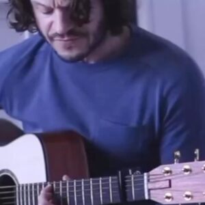 Iwan Rheon Instagram - Guitar making should be inclusive of everyone. 
I’m playing a guitar here that is made by my friend Daisy - @tempestguitars 

#TheParty