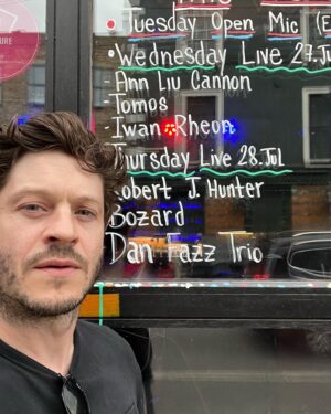 Iwan Rheon Instagram - Looking forward to playing sone tunes with these lovely people @tomoseames @annliucannon @spiritualrecords tonight 🗣