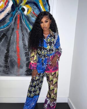 Iyana Halley Instagram - No luck, just grace🤍 @FashionNova 

-wearing Off to Greece pant set 😘 #FashionNova