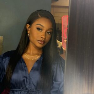Iyana Halley Instagram - Most want compliments. I just want accomplishments 🫶🏾🤍

Hair: @fingazbeauty 
Makeup: @allinadayswerk