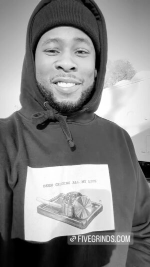 J. Alphonse Nicholson Instagram - “BEEN GRINDING ALL MY LIFE” Hoodies AVAILABLE NOW!! at fivegrinds.com. Link in bio. Or just click view shop here on my IG page. Much love #STEADYGRIND