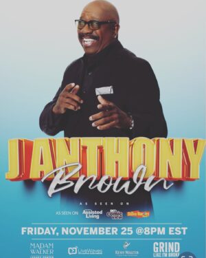 J. Anthony Brown Instagram - Comedy show