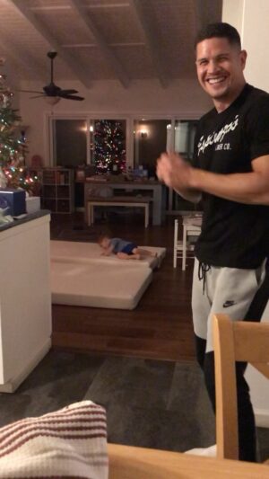 J. D. Pardo Instagram - Rehearsing a stunt scene with my son, I guess acting runs in the family! 😂 #mayansmc #stunts #EZreyessidekick