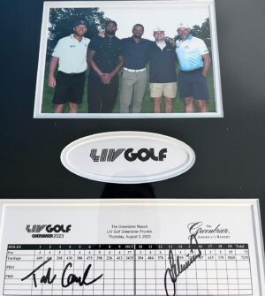 J.R. Ramirez Instagram - I couldn’t sleep last night for this reason! 🤯 What a day! Thank you @parkinglotpro @livgolf_league for such an incredible experience. @talorgooch @westwood_lee you guys are total class acts man. Appreciate you fellas letting us chop it up with guys! Good luck tomorrow ⚡️