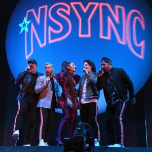 JC Chasez Instagram - Thanks again @arianagrande for sharing your stage one year ago to the date and making my @coachella dreams come true with some @nsync love 🖤🖤🖤 4.14.19