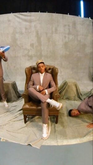 Jabari Banks Instagram - This is HOT @jabaribanks! A lot of love went into making @belairpeacock, and we’re finally bringing it to y’all Super Bowl Sunday. #BelAir #BelAirPeacock (🎥: @iamjesserichards)