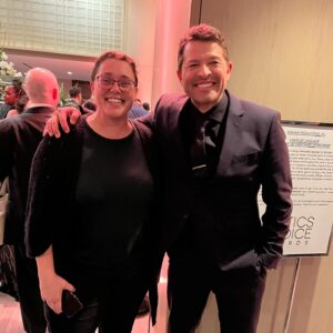 Jack Champion Instagram - Almost 10 years ago this was a lot easier for @misha 🤣

Story time: My mom and I were huge  @cw_supernatural fans. Like HUGE. I cosplayed Dean and Castiel for years and we even were lucky enough to go to a convention. 8 year old me never would have dreamed that I would one day be attending an awards show (where a movie I was in was nominated! 😱) AND get to hang with the legend that is Misha Collins! Thank you for being a great role model and putting up with my mom fangirling. Castiel!! 

@criticschoice  #spnfamily #supernatural