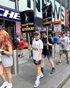 Jack Messina Instagram - Supporting the union #sagaftra #ActorsStrike