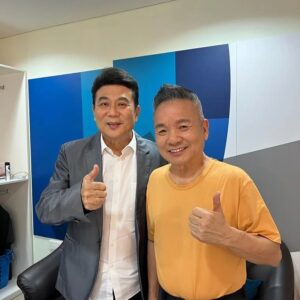 Jack Neo Instagram - 那天去电视台宣传电影，结果遇到了很多老朋友，俊男美女。。。