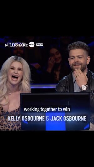 Jack Osbourne Instagram - Catch @kellyosbourne and I on an ALL NEW SEASON of  #whowantstobeamillionaire Wednesday 8/7c @abc and streaming on @hulu @millionairetv