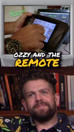 Jack Osbourne Instagram - Classic Ozzy moment – still can’t figure out the remote after all these years! Some things never change.
Watch our new show- The Basement Tapes- exclusively on @ osbournemediahouse.com.