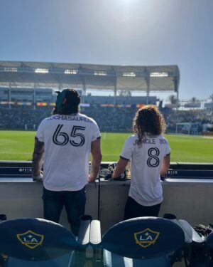 Jack Perry Instagram - Thanks to the @lagalaxy for having us out! #aew