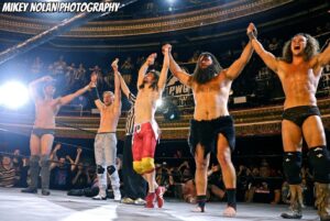 Jack Perry Instagram - This actually won’t be the first time I’ve teamed up with @orangecassidy . We’ve joined up once before for a ten man tag, and we’ll be looking to keep our winning streak alive tomorrow. #freshlysqueezedOC #coldpressedJB #pwg @aewontnt