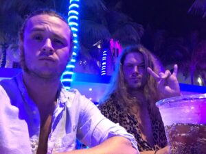 Jack Perry Instagram - A year ago today in Miami. Looking like a couple of dirt bags. 

#aewdynamite #miami @thebadboyjoeyjanela