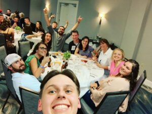 Jackson Brundage Instagram - Had some great conversations with these lovely people at my table last weekend! Thank you all for coming out to Wilmington!🥰🥳 #othx #oth
