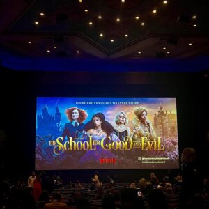 Jackson Dollinger Instagram - Thank you so much @netflix for having me at the world premiere of @theschoolforgoodandevilmovie ! Last night was incredible and I highly recommend watching the movie (it was super cool !! ) 🫶 @netflixfilm ✨☁️
.
.
@keyelementspr 
.
#netflix #theschoolforgoodandevil #netflixfilm #jacksondollinger