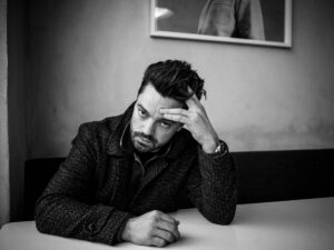 Jackson Gallagher Instagram - Shooting @dominiccoop while he was in Melbourne filming @preacheramc ...
🧥@christian_kimber ☕️@terrortwilightcollingwood 📷 @jacksongallagher_pictures .
.
.
.
.
.
.
.
#melbourne #collingwood #dominiccooper #ck #preacheramc #hasselblad #hasselbladx1d #portraitphotography #blackandwhite