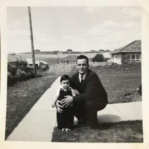 Jackson Gallagher Instagram - Fathers Day feels particularly reflective this year (must be all that Covid window gazing) 
Whilst capturing these moments of my Father   Grandfather for @frenchconnection_au, I found myself reflecting on how deeply their kindness and generosity runs for those they love. 

Since stumbling into my own fatherhood journey, I’ve found a deeper sense of gratitude for the men I grew up around.  Sitting on the other side of the father-son dynamic, holding and supporting a little human has given me new eyes to see and appreciate the way I’ve been held & supported. 

For better or worse, there’s not a day that goes by where I don’t think about my son. Whether it be a joyous experience we share together, a funny memory, or a moment of doubt and scrutiny over my own parental inadequacies...fatherhood is with me every day.  #frenchconnectors #ad