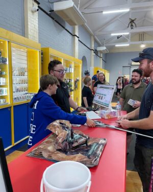 Jackson Robert Scott Instagram - Australia was incredible! 🦘First time traveling half way around the world! 🌍 Thank you to Everyone at Millennium Comics and Collectables for being so welcoming! Congratulations on your new store grand opening…Such an amazing place full of treasures! Miss you guys! #millenniumcomics #millenniumcollectables #rockhampton