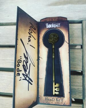 Jackson Robert Scott Instagram - Hope you guys are enjoying Season 3 as much as I did in helping make it! I wanted you to know that we have a few limited edition Bode Lock inspired keys left. We uniquely forged 500 of the Head, Hercules, Small World, and Ghost Keys. I’ve personally signed each of them and they are available on jacksonrobertscott.com. Be careful with these keys! I should know. Bode’s made a few questionable decisions over the last three seasons. ;-) 
Thank you for all your support and hope you enjoy! 🔐
