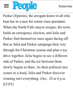 Jacky Lai Instagram - “Winning isn’t everything”

Watch political Julia Chen face off her high school rival in #CandyCaneCandidate on DEC 20th @lifetimetv 🎁 

#ItsAWonderfulLifetime