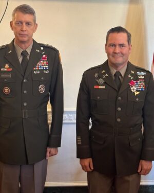 Jaclyn Stapp Instagram - The epitome of a few good men- My brother Colonel @michaelgwaltz 
celebrating and retiring from 27 yrs of heroic military service. Thank you for your service 🇺🇸 #greenberet #congressman
